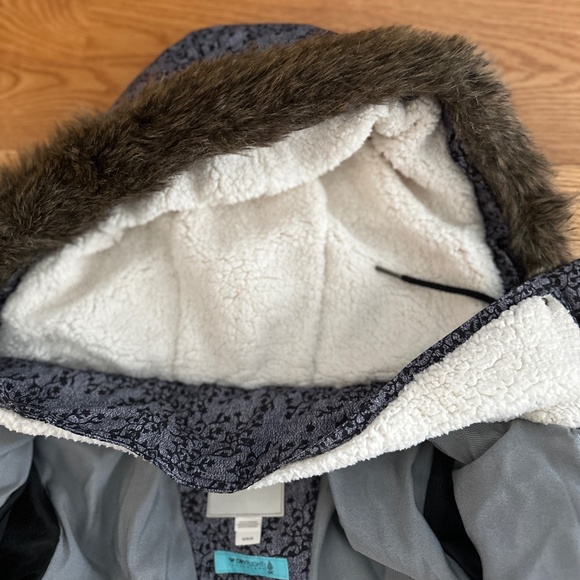 Roxy NWOT Ellie Printed Waterproof Longline Puffer Jacket (M) - Picture 13 of 16